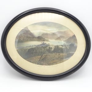 Antyczna czarna oprawiona fotografia Maysons Photographers Keswick