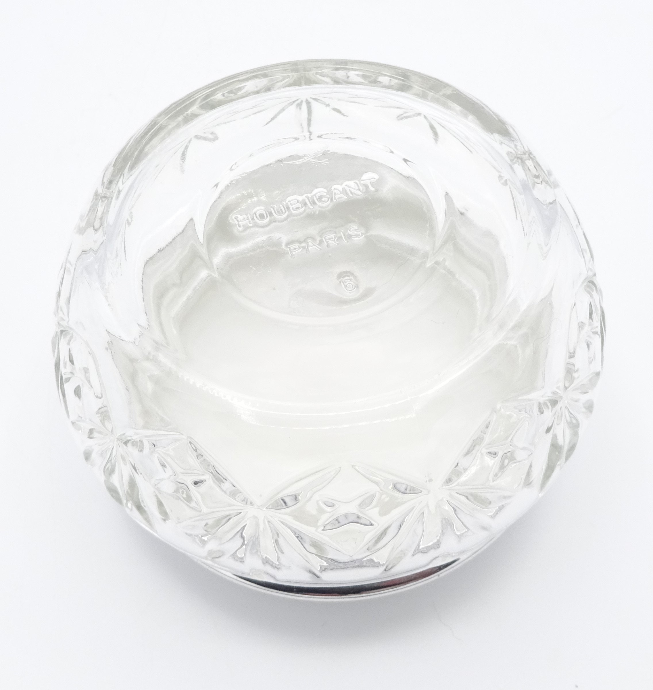 Vintage Houbigant Paris Pressed Glass Powder Jar Pot Etsy