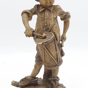 Vintage Capodimonte Giuseppe Armani Drummer Boy Figurine