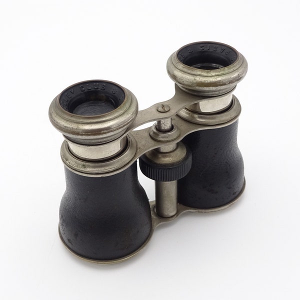 Antique Victorian Le Jockey Club Paris Opera Glasses Small Binoculars