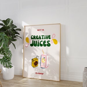 Retro Zitat Wanddruck, DIGITALER DOWNLOAD, herunterladbarer Druck, Wanddekor, große druckbare Kunst, Affirmationen Druck, Download Zitat Druck