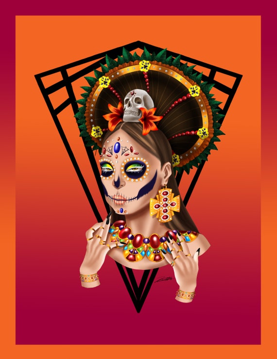 Diosa de la Santa Muerte Señora Santa Muerte La Niña Negra - Etsy España Diosa de la Santa Muerte Señora Santa Muerte La Niña Negra - Etsy España