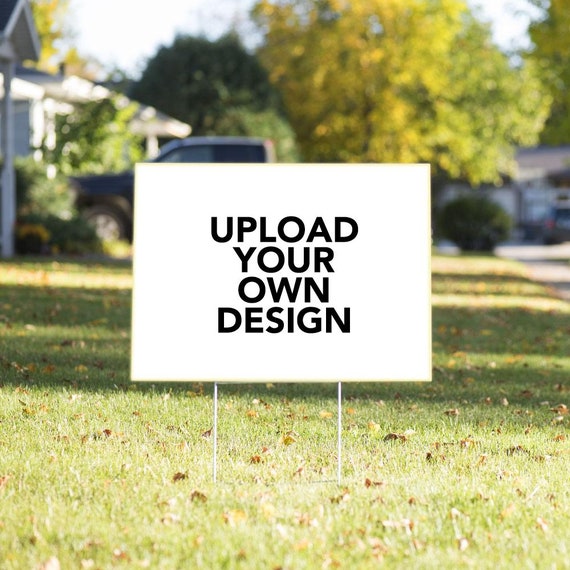 Custom yard signs online