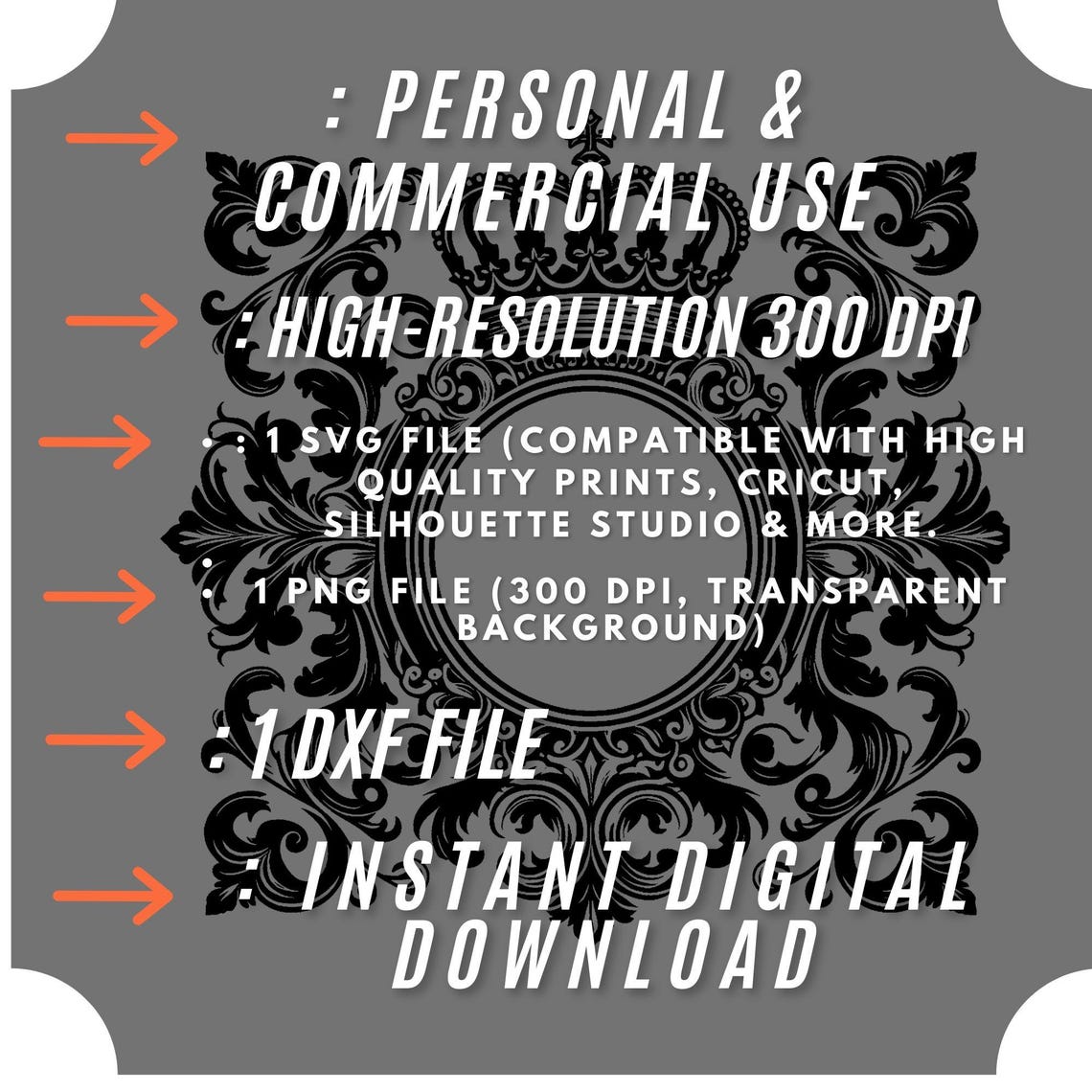 Victorian Filigree Frame SVG Bundle, Ornate Frame Cut Files, Vintage ...