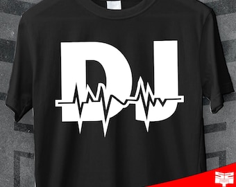 Dj svg files, Dj Heartbeat Frequency SVG or DJ digital art instant download