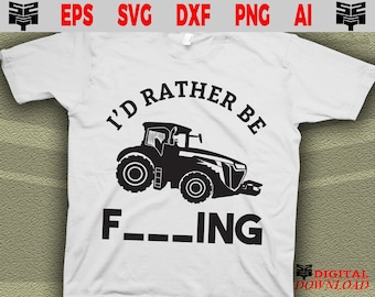 Farming svg, Farmer svg, Tractor avg - Rather be farming