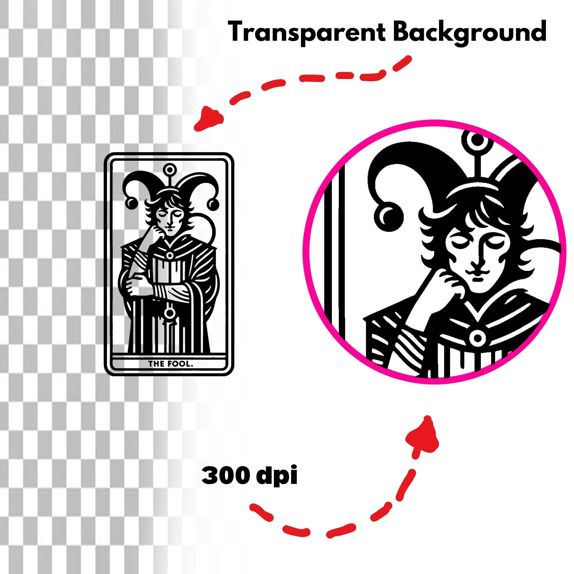 Cartes de tarot arcanes majeures Pont occulte pour la divination avec