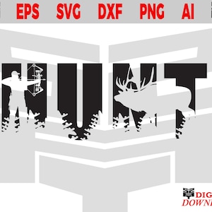 Elk svg, Elk hunting svg, Elk clip art - Elk hunting