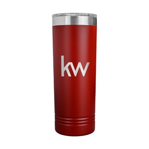 Keller Williams Symbol - 20oz skinny travel tumbler