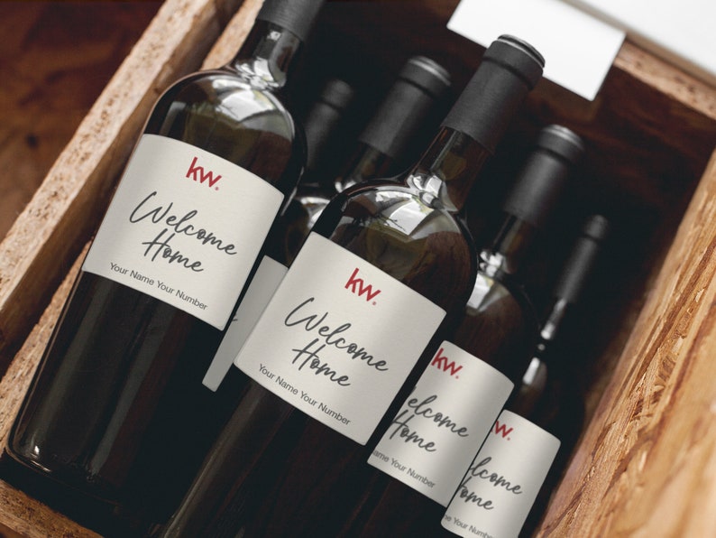 Keller Williams wine labels on barrel of wine in crate