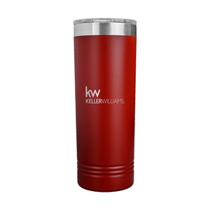 Keller Williams - 20oz skinny travel tumbler