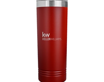 Keller Williams - 20oz skinny travel tumbler