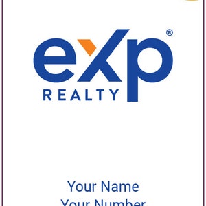 Pack of 25 eXp Realty Customized Wine Labels, Realtor Gift, Closing Gift, Branded Schwag 3" x 4" inches