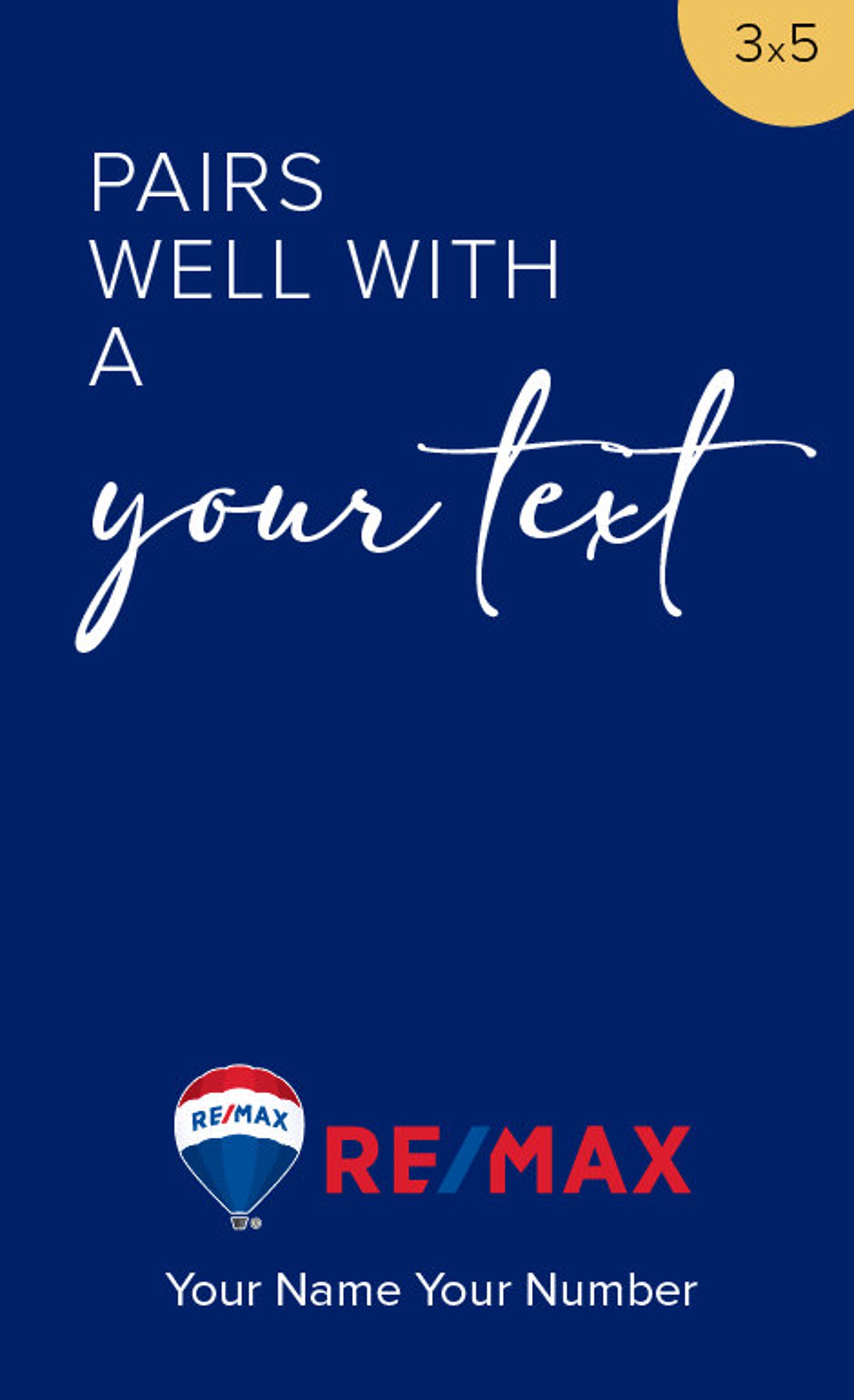 Pack of 25 RE/MAX Customized Wine Labels, Realtor Gift, Closing Gift ...