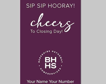 Customized Wine Labels, Realtor Gift, Closing Gift, Real Estate Branding, Keller Williams, Berkshire, eXp, Century 21, RE/MAX, Coldwell