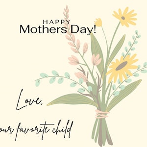 Día de la Madre del niño favorito