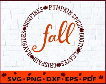Fall Svg, Bonfires, Fall Quote, Fall Saying, Thanksgiving svg, Cricut Cut File, Silhouette Cut File