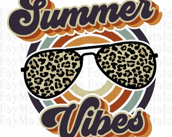 Sublimation Transfer, Ready to Press, Summer Vibes T-Shirts, Mugs