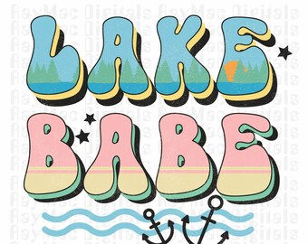 Sublimation Transfer Ready to Press, Lake Summer Fun, Campfires, Boating, Lake Life, Travel Trip, Swim, Sun Vacation, Sunglasses, Quotes Bum