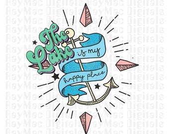 Sublimation Transfer Ready to Press, Lake Summer Fun, Campfires, Boating, Lake Life, Travel Trip, Swim, Sun Vacation, Sunglasses, Quotes Bum