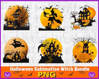 Halloween haunted house bundle Halloween PNG-Sublimation Design Download-witchcraft Png, Halloween png, witch png, ghost png, Png designs