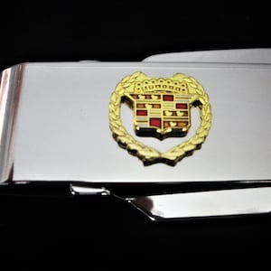 Pince à billets verrouillable en acier inoxydable Cadillac, souvenir, Noël, anniversaire, souvenir, cadeau automobile, fête des pères