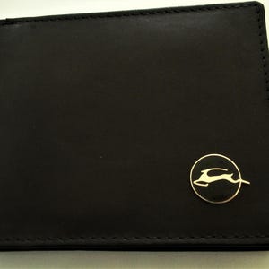 Cartera plegable de cuero negro Impala/Chevrolet, excelente regalo, recuerdo, Día del Padre, Navidad, cumpleaños, nuevo propietario de un automóvil, recuerdo