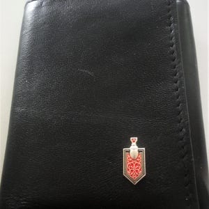 Cartera triple de cuero negro Monte Carlo, ideal como regalo, recuerdo, Día del Padre, Navidad, cumpleaños, aniversario, para nuevos propietarios de automóviles, recuerdo.
