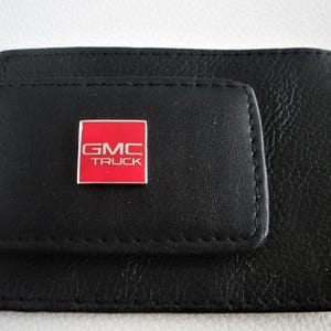 Fermasoldi magnetico in pelle GMC e porta carte di credito, ricordo, festa del papà, Natale, compleanno, San Valentino, ricordo