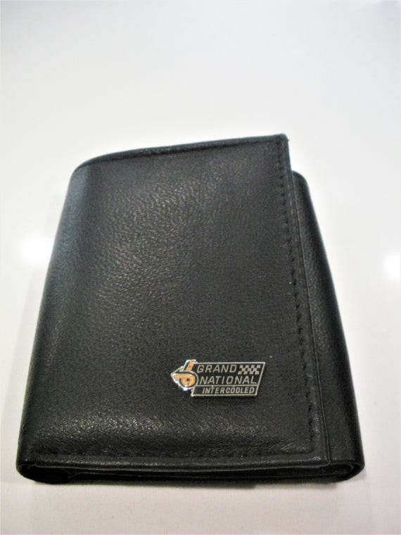 ブラックレザー 三つ折り財布 グランドナショナル ブラックレザー 三つ折り財布、素晴らしいギフト