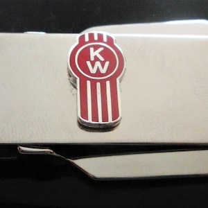 Pince à billets verrouillable en acier inoxydable pour camion Kenworth, souvenir, Noël, anniversaire, souvenir, cadeau automobile, fête des pères