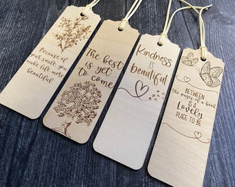 Floral Bookmark SVG: Laser Cut Glowforge Files (Digital Download)