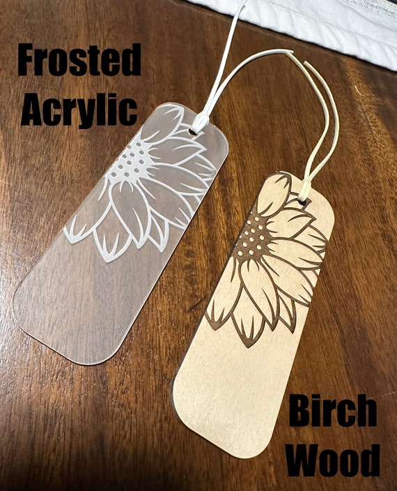 Bookmark - Sunflower - Birch wood Bookmark - Sunflower - Birch wood