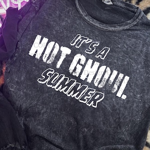 Hot Ghoul Summer PNG SVG, Girly Summerween Design (Digital Download)