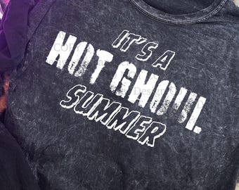 Hot Ghoul Summer PNG SVG, Girly Summerween Design (Digital Download)