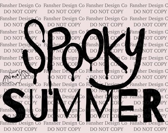 Spooky Summer / Girly Summerween, Batty PNG/SVG DIGITAL only, For Sublimation and Printing, Multiple Versions - Pink & White, Black
