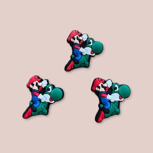Mario & Yoshi Shoe Charm