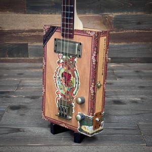 My Father Cigars, Electric 3 String Cigar Box Guitar