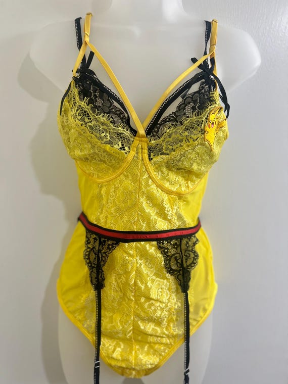 Custom Pikachu Inspired Lingerie - Etsy