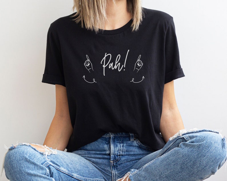 Pah Sign Language ASL Pah Tee, American Sign Language Gift, ASL Gift, ASL Teacher, Deaf ...