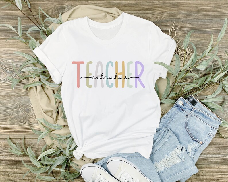 Calculus Teacher Shirt, Numerator And Denominator Shirt, Gift For Math Teacher, Gift For Mathematician, Mathematics Geek, Algebra Tee image 5