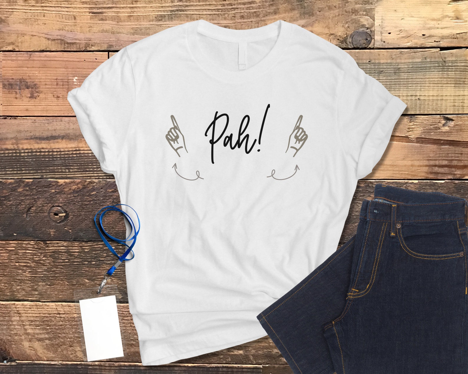 Pah Sign Language ASL Pah Tee, American Sign Language Gift, ASL Gift, ASL Teacher, Deaf ...