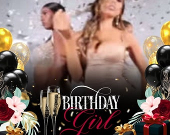 Birthday Overlay for 360 Photo Booth