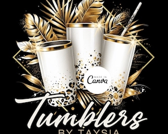 Crafter Logo, Tumblers Logo, DIY Logo, Business Logo, Luxury Logo, Glam Logo, Canva Logo
