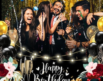 Birthday Overlay for 360 Photo Booth