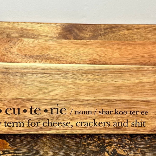 Funny Charcuterie Board, Cheese Board, Serving Board, Butter board.