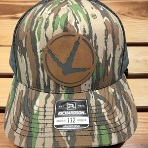 Turkey Hunting Hat: Richardson 112 Trucker Cap, Camo & Turkey Track