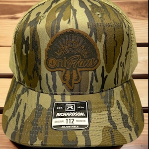 Turkey Hunting Hat.  OnlyFans Patch,  Mossy Oak,  Realtree Turkey, Duck Camo Richardson 112 Trucker Free Shipping!