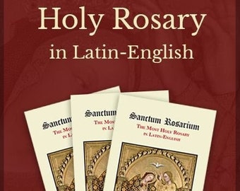 Latin-English Rosary Tri-Fold Pamphlet (PrayLatin)