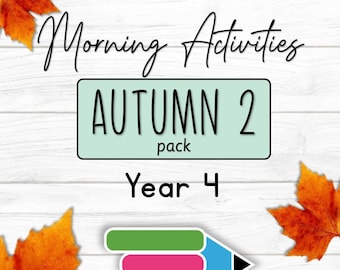 Morning Activities for Year 4 (Autumn 2)